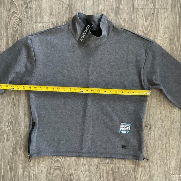 OGIO Womens M Petrol Grey Heather Transition Pullover NCAA Embroidered Sweatshir - Picture 8 of 8